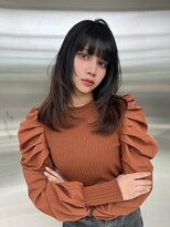 レディアル 渋谷(REDEAL)&nbsp;バレイヤージュハイライトカラーインナーレイヤーカットウルフ