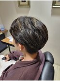 ツーブロック×ハイライト