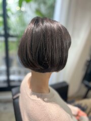 切りっぱなしボブショートボブショートカットショートヘア代官山