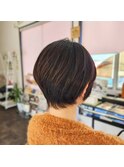 大人丸みショート/再現性/スタイリングなし