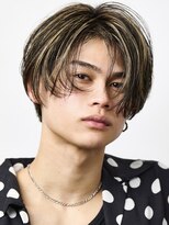 オーシャントウキョーシブヤ(OCEAN TOKYO shibuya) フェミニンハイライトローライトセンターパート