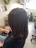 サトイ(satoi)&nbsp;セミロング【バイオレットブラウンカラー】