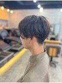 MEN’SHAIRブラウンパーマヘア