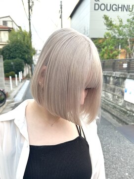 フリーラ 表参道(freera) ブリーチダブルカラーホワイトカラーインナーカラー裾カラー艶髪