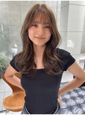 トレンドレイヤー　大人可愛いナチュラルヘア