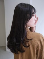 ビュートリアム265(BEAUTRIUM 265) ◆レイヤーカットロング/韓国レイヤー/暗髪/アッシュグレージュ