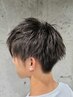 【メンズケア】メンズカット+頭皮改善ヘッドスパ＋眉カット￥8800