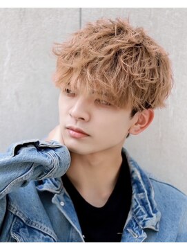 メンズフィール 南森町(MENS FEEL) ■スペインカール/スパイキーショート/ブルーブラック/南森町