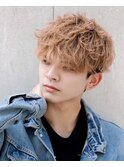 ■スペインカール/スパイキーショート/ブルーブラック/南森町