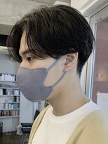 バイフィフス 原宿/表参道(by fifth)&nbsp;韓国センターパートニュアンスパーマウルフマッシュツーブロック