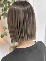 スティロ(stylo) ハイライトカラーグレージュベージュケアブリーチダブルカラー