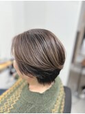 ナチュラルショートボブ