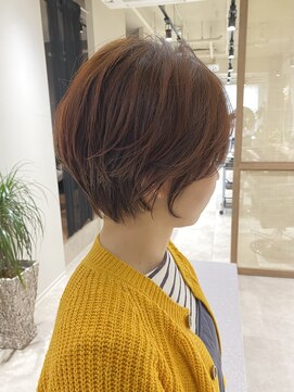クーナバイトマト 横浜(Cuna by TOMTO) 【RYOSUKE】ショートボブ_ショートスタイル_オレンジブラウン
