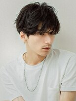 フェザーパーマ／ブルーブラック／スパイキーショート【代官山】