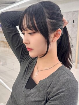 エジョン 八幡山店(Aejon) レイヤーロング/ヘルシースタイル/韓国ヘア/ベビーピンク/調布