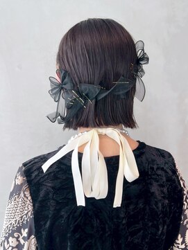 アイティー バイ アルバム 中野店(IT by ALBUM) 顔周りレイヤー韓国ヘア美髪くびれヘアミディアム_ba555931