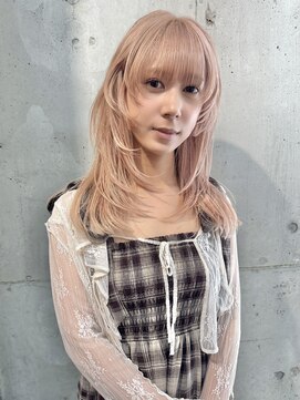 ラニヘアサロン(lani hair salon) ブロンドベージュ/ミルクティー/ケアブリーチ/レイヤーカット