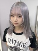 ハイトーンカラーペールピンクシルバーホワイトブロンドレイヤー