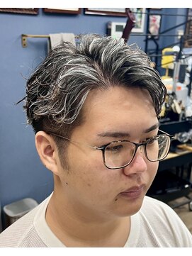 パール(PEARL) かきあげ×メッシュ×パーマ