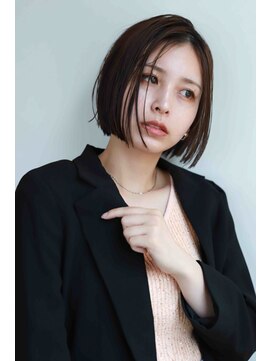 【こなれ感◎イメチェンボブ】【日本橋浜町】