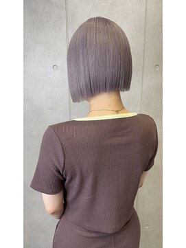 ラベンダー/シルバー/ブリーチカラー/長野