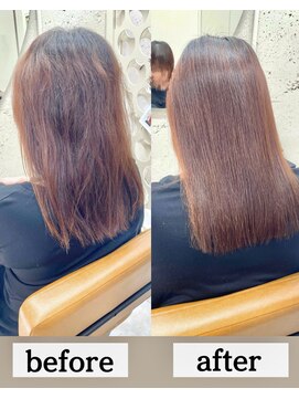 【美髪再生】髪質改善ストレート