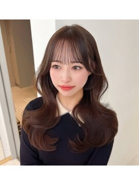 レイヤーカット /縮毛矯正/前髪/顔周り/名古屋/栄/韓国サロン