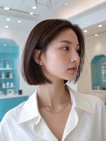 クレビアテン(CreBiA ten_)&nbsp;艶髪/透明感/レイヤーカット/顔まわりカット/ショート