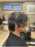 メッシュパーマ＆ホワイトメッシュ