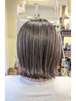 フリックフラック 西台店(Flic Flac)&nbsp;外ハネレイヤーボブ×ベージュ