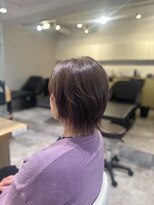 ソイクフ 四条大宮店(SOY-KUFU) ウルフカットショートカットレイヤーカット40代50代ショートボブ