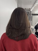 プラチナ(PLATINA)&nbsp;ハイレイヤーレイヤーカットブリーチ無しカラー顔周り