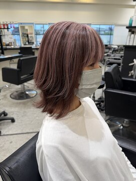 アパカバール 鳳店(Apa kabar) くびれレイヤーカットをいかしたアンブレラカラー*