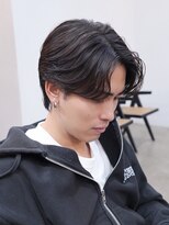 ベモ(NVEMO)&nbsp;メンズニュアンスパーマフェザーパーマセンターパート