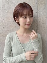 ヴィサージュ ギンザ VISAGE GINZA&nbsp;艶感マロンブラウン×大人丸みショートボブ