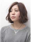 【kamiya】暗めアッシュの重めボブ