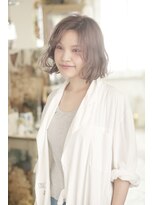 キミ(kimi)&nbsp;【ｋｉｍｉ自由が丘】ラベンダーピンクグレージュ×ウェーブボブ