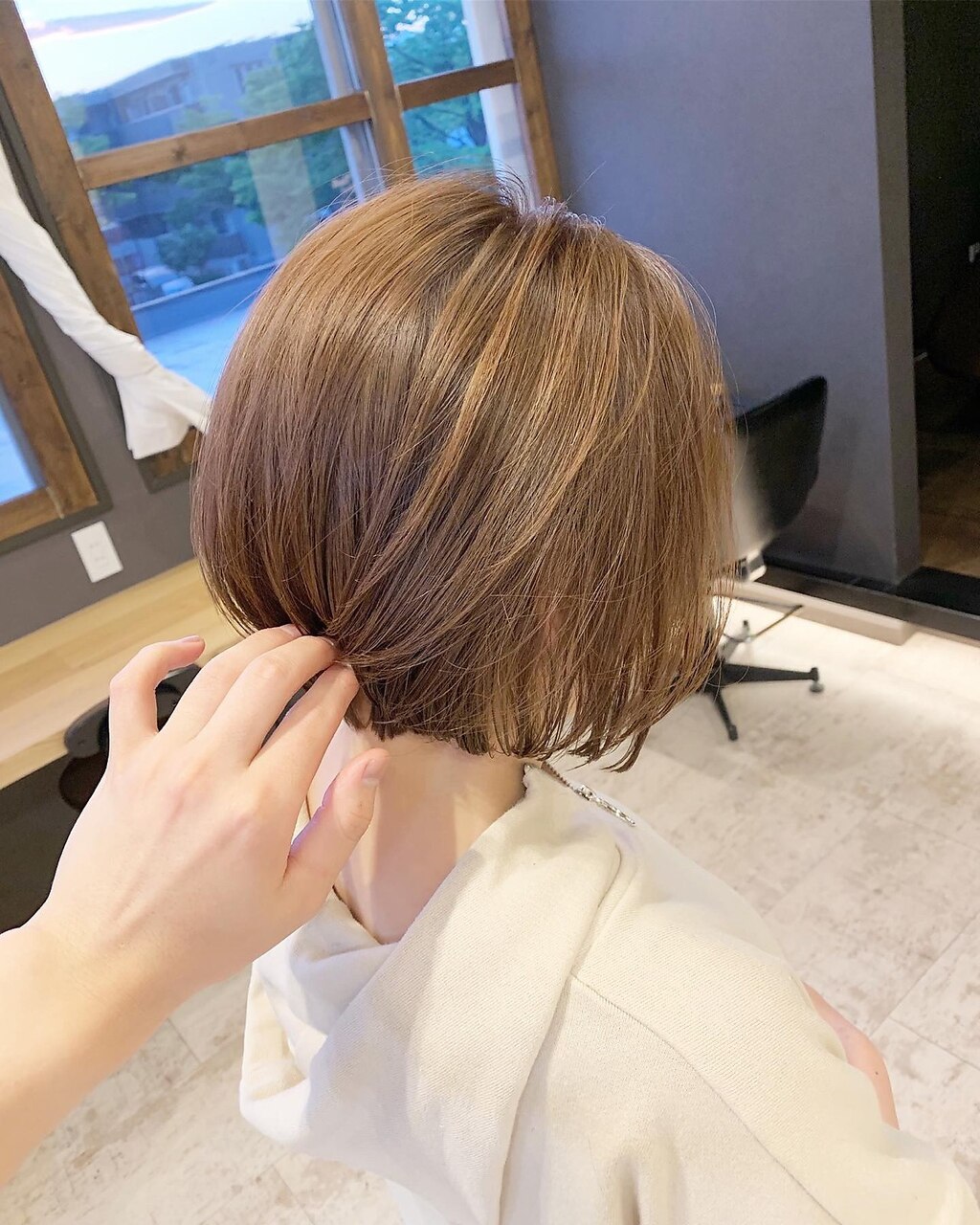 軽さがポイント！】ナチュラルショートボブ♪：L032989716