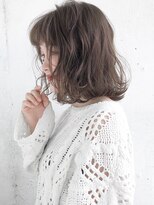 ルティア 池袋(Lutia)&nbsp;モノトーンアッシュ×重め伸ばしかけボブ☆