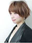 伸ばしかけボブ風ショート