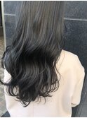 韓国ヘア×ブルーブラック