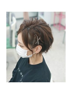 ヘアーメイク ティアラ(Hair make Tiara) ショートヘアアレンジ☆+゜