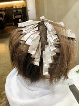 ウィービング塗布完了です。