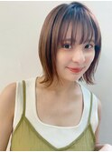 【BAYROOM横浜】ぱつっと切りっぱなしボブ×フォギーベージュ