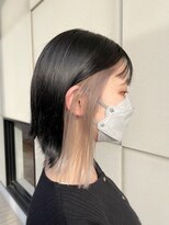 チェルシー CHELSEA インナーカラー☆ホワイトピンクパール