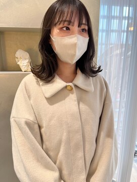 リィベ(Liibe) guest snap #ロブ#外はね#艶カラー