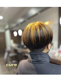 マッシュスタイル 福山市cure美容院
