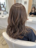 ヘアーデェカラー(hair de KOLOR) 【つくば】ミルクティーベージュ×白髪ぼかしハイライト30代40代