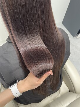 ヘアコレクション アンジュ(Hair collection Unge) 髪質改善トリートメント　艶髪バイオレットベージュカラー