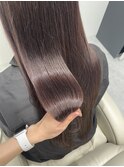 髪質改善トリートメント 艶髪バイオレットベージュカラー